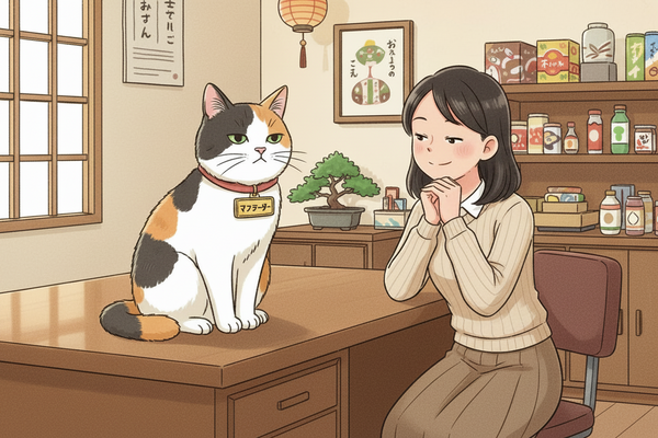 愛猫の「すん」とした目元に嫉妬。アイラインのガタガタ線を描き足すのを諦めたら、目の上に美しい余白ができました