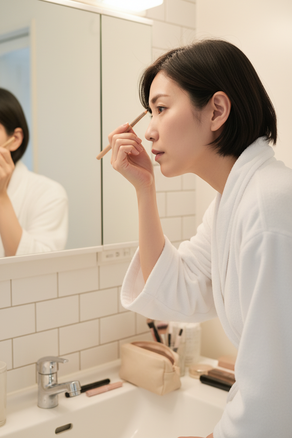 【40代からの眉メイク】まばら・薄くなった大人の眉を骨格から美しく引き立てる物理的アプローチ